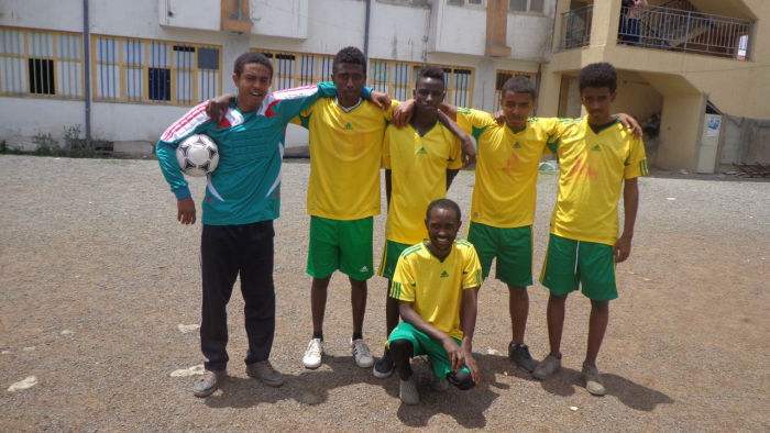 Middle school students at Obadi Academy