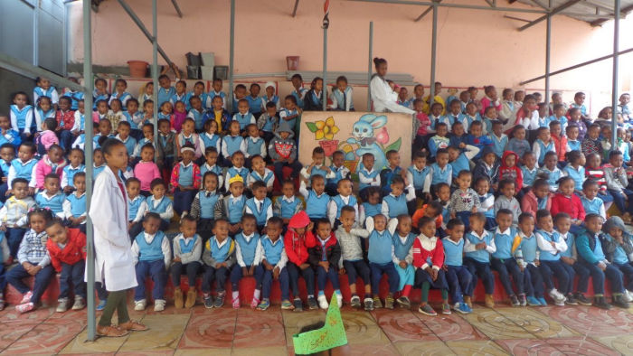 Primary students at Obadi Academy